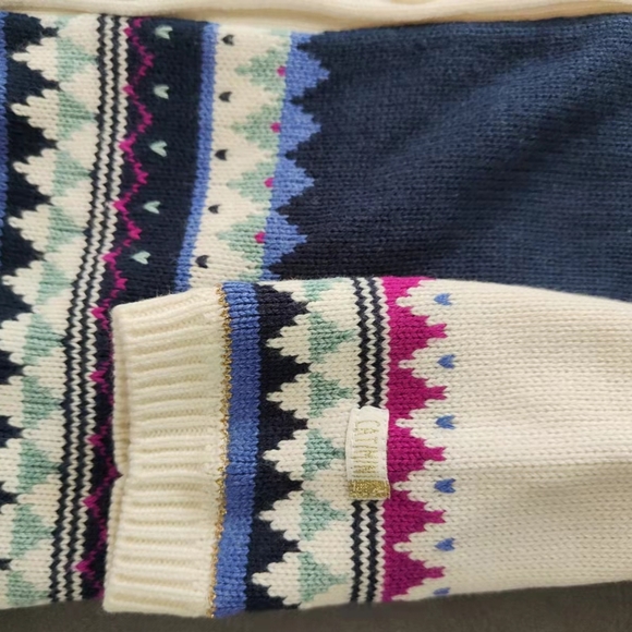 CATIMINI Toddler Girls' Patterned knit  Hooded Cardigan - Picture 6 of 6